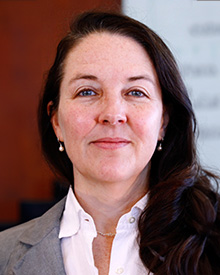 Headshot of Monica Eppinger, Ph.D., J.D.